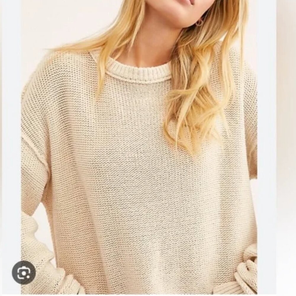 We the Free Inside Out Knit Pullover Size M